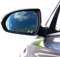 2er Set Spiegelaufkleber Milchglas Außenspiegel Auto KFZ Mirror Sticker Vinyl Rückspiegel (K084 N)