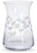 Dartington Crystal Bloom Cosmos Bunch Vase, Single | Clear | Features delicate Cosmos | Flared rim to best display longer stem varieties | 210mm | Attractive addition to the home