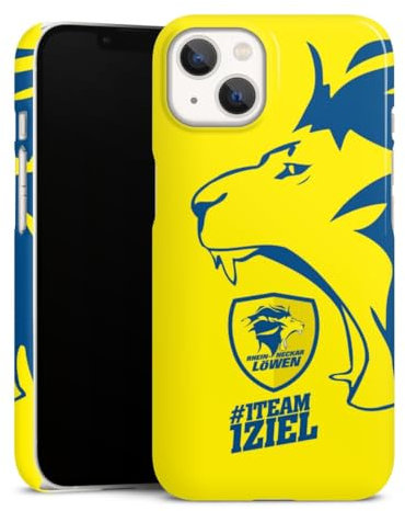 Premium Case kompatibel mit Apple iPhone 13 Smartphone Handyhülle Schutzhülle glänzend Rhein-Neckar-Löwen Offizielles Lizenzprodukt Handball