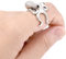 Vintage Farbe Kristall Auge Octopus Ringe Für Frauen Hip Hop Einstellbare Tier Ring Männer Modeschmuck Party Geschenke-Resizable,Antikes Silber