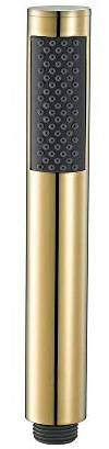 SXLSZ Duschkopf Hochdruck Handbrause, Messing Duschk?pfe Universal Duschbrause Wassersparend Druckerh?hend Brausekopf für Badezimmer, G1/2 Anschluss,E Titanium Gold