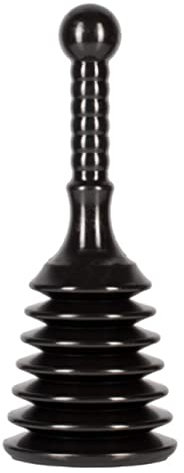 Voarge Sink Plunger, Sink and Toilet Plunger, Sink and Drain Plunger for Bathrooms, Kitchens, Sinks, Baths and Showers, Black