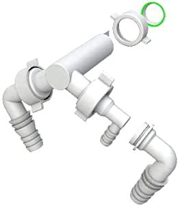Bonomini Siphon double fixation machine à laver et lave-vaisselle D. 19/24 - D. 12 (1)