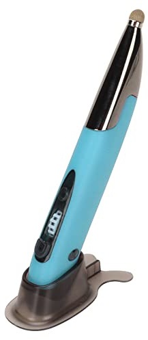 Topiky Kabellose Optische Taschen-Stiftmaus, 2,4 G Wiederaufladbare Optische USB-Stiftmaus, Einstellbare DPI, Ergonomische Handschrift-Mäuse für Notebook-Desktop (Blau)