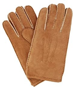 Simons Leather Mens Tan 100% Sheepskin Gloves (Large)
