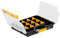 PROREGAL Sortimentskasten EuroPlus Basic | HxBxT 5,5x29,5x23,5cm | Schwarz-Transparent-Grau | Sortimentskasten, Kleinteilemagazin, Sortierbox, Werkzeugkasten
