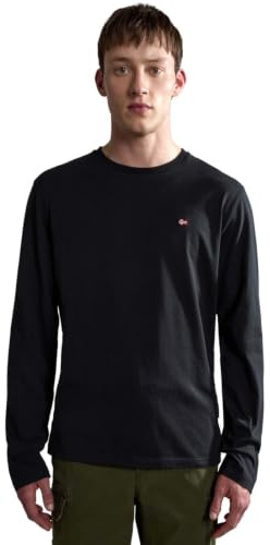 T-SHIRT Uomo NAPAPIJRI SALIS LS - NP0A4HN7 0411 BLACK