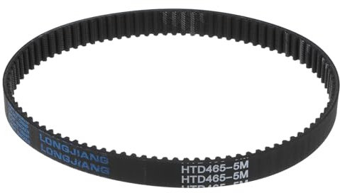 sourcing map HTD5M-465 Gummizahnriemen 93 Zähne Geschlossene Schleife Riemenscheibe Zahnriemen 15mm Breite, 465mm Umfang Synchronriemen