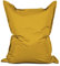 Lumaland Riesen-Sitzsack XXL 140x180 cm | Wasserfestes Indoor & Outdoor Liegekissen mit über 3 Mio. anpassungsfähigen EPS-Perlen | Bean Bag mit waschbarem Bezug [Senfgelb]