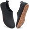 Sosenfer Chaussons Hommes Chaussures Maison pour Femmes Chaussures Pieds Nus Dames Antidérapant Chaussons Chaussettes Plats Chaussons Maison Cosy Chaussons Unisexe-OxfordBlack-45