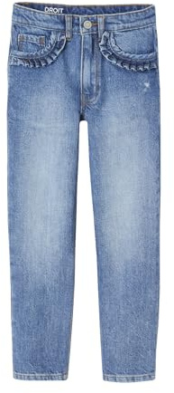 Vertbaudet Gerade Mädchen Jeans, Hüftweite Slim
