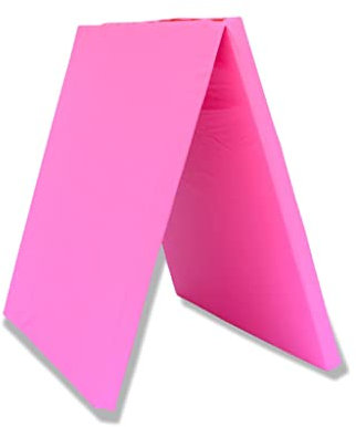 2 Zoll dicke Übungs-Aerobic-Matte, PU-Leder, faltbare Tumbling-Matten, hochdichte EPE-Schaumstoff-Gymnastikmatten für Kinder und Mädchen, Heimtraining