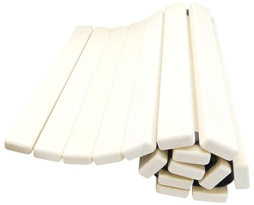 Bodenmatte aus hellem Holz