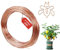 FIFIBANG 20M Kupferdraht 1mm Reiner Kupferkabel T2 Blanker Kupferdraht unlackiert Kupferlackdraht Basteldraht Schmuckdraht Coil Wickeldraht Copper Wire für Schweißen Elektrotechnik gegen schnecken