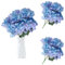 astylishome Unechte Blumen Künstliche Hortensien mit Stielen Große Rispenhortensie Gefälschte Blume für DIY Blumenarrangements Hochzeitsfeier Home Office Dekor Herzstück 1112