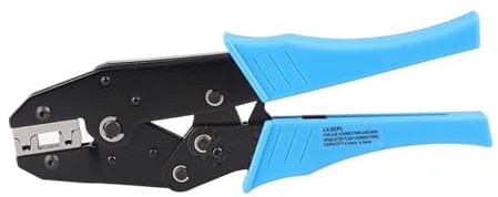 Hengliang Store LX-05FL Professionelle Crimpzange, Flagge, Multi-Tools, passend für 4,8/6,3 mm Terminal