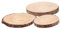 STOBOK 3St Holzspäne naturholz home decor Untersetzer für den Haushalt dekorative Getränkeuntersetzer holzscheiben Bauernuntersetzer für den Couchtisch verdickte Schalenkissen Brown