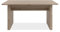 möbelando Kulissen-Esstisch >Sai< Ausziehbarer Kulissentisch Sai 80A ? Moderner Esstisch in Dekor Jackson Hickory (160-200 cm) mit stabilen, abgerundeten Stollenfüßen