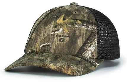 Pacific Headwear Uni-Erwachsene Vintage Mossy Oak Trucker Cap Verschluss, Country Roots/Lt Charcoal/Country Roots, Einheitsgröße