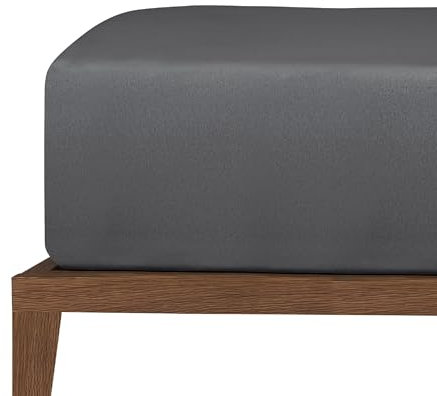 uncover by SCHIESSER Edeljersey Spannbettlaken New Jersey | 100% Baumwolle | Oeko-TEX | Matratzenhöhe bis 20cm | 180x200cm | Senf