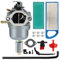 URPIZY Vergaser-Kit für CFM Rasenmäher 791858 792358 794572 799727 698620 793224 697190 697141 14-18 PS Motoren Luftfilter Kraftstofffilter Ersatz