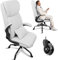 BASETBL Office Chair for Tall People - High Back with 3 Angles Tilt Lock, Ergonomic Independent Lumbar, Flip-Up Armrests, Rubber Casters - Executive Computer Desk Chairs Grey Fabric for Home/Business