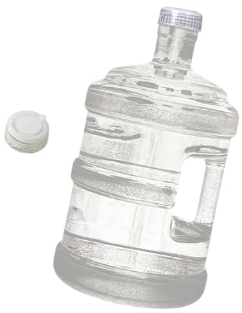 Pegciuho Bouteille Distributrice d'eau Transparente Anti-Fuite avec Couvercle et Poignée pour Usage Domestique, Cuisine, Extérieur