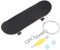 Garneck Mini Finger Skateboard Handflächen Skateboard mit Hochgezogenen Enden für Tricks und Geschicklichkeitsspiele Leicht und Robust für Stundenlangen Spaß