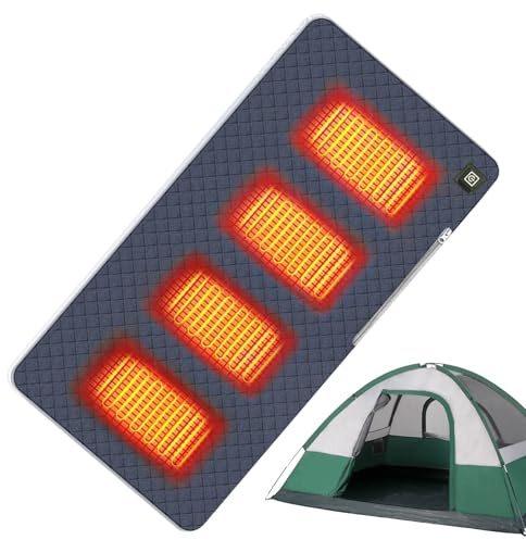 Tapisan Chauffant Portable pour Stade: Électrique Sans Fil, Chauffe-siège Portable, Tapis pour Gradins en Plein Air, Chauffe-tapis Rechargeable | Électrique Sans Fil 3 Imp