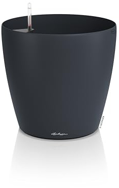 Lechuza Pflanzgefäß Classico Color 50 (Schiefergrau) mit Bewässerungssystem für Innen und Außen