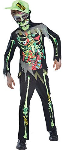 (PKT) (9903742) Child Boys Toxic Zombie Costume (8-10yr)