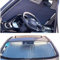 FBARTL Versenkbare Auto Windschutzscheibe, kompatibel mit Personenkraftwagen, Visor Shutter Typ Fenster Sonnenschutz Rollos Windschutzscheibe Sun Shades Anti UV Sonnenblenden