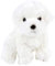 Teddys Rothenburg Malteser weiß sitzend 27cm Plüschhund Kuscheltier Stoffhund
