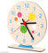 matches21 HOME & HOBBY Uhr DIY Holz Bastelset für Kinder ab 6 Jahren Steckbausatz Standuhr & Hängeuhr mit Quarzuhrwerk