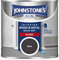 Johnstone's - Wood & Metal Paint - Gloss Finish - Black - 250ml - Water Based - Non Drip & Quick Drying - Radiator Paint - Low Odour - Dry in 1-2 Hours - 8m2 Coverage per Litre