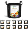 Cavisoo 10-Pack 3 Gallon Plant Grow Bags, Heavy Duty 300G Thickened Non-Woven Aeration Fabric Pots with Reinforced Handles