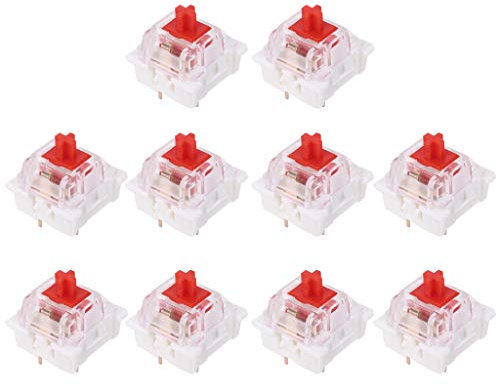 BIlinli Interruttori Outemu 3Pin Nero Rosso Marrone Blu Interruttore LED SMD per Tastiera Meccanica Adatta per Cherry MX Gateron Sostituzione Fai da Te