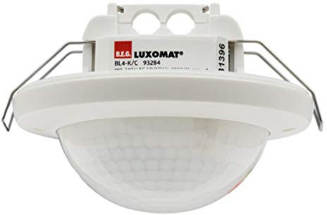 Beg Bruck Détecteur de présence et de Mouvement intérieur BL4-C-FT 10,7 x 10,7 x 6,3 cm Blanc (référence : 93284)