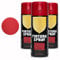 BESCH Pintura Spray 400ml para Metal/Madera/Plástico (Rojo Metalizado, 400 ml (Paquete de 3)