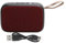 ASHATA Mini Altavoces Bluetooth, Mini Sonido USB Portátil Estéreo Inalámbrico con Radio FM, Subwoofer para Ducha, Habitación, Bicicleta, Coche(Rojo)