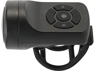 Yiida Clacson Elettrico per Bici 120dB - Campanelli per Bici 4 modalità Audio Resistenti all'Acqua, Campanello elettronico per Bicicletta, Campanello Ricaricabile USB, Accessori per Ciclismo Nero