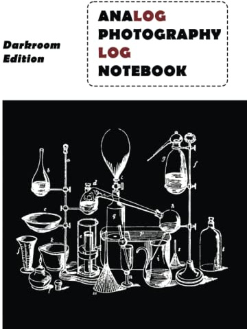Analog Photography Log Notebook Darkroom Edition: 8 x 10 size