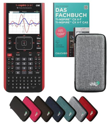 CALCUSO Standardpaket Hellgrau mit Grafikrechner TI Nspire CX II-T CAS