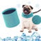Dog Instant Cooling Bandana, Breathable Soft Dog Ice Neck Scarf, Summer Cooling Collar for Dogs, Puppy, Pet (Lake Blue, Small)