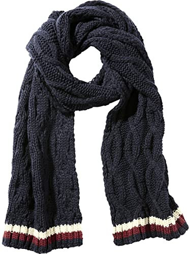 Jan Vanderstorm Herren Schal Laaku dunkelblau, 1