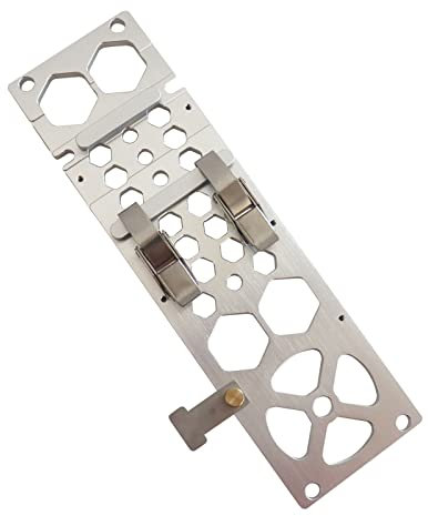 Guide de scie circulaire à 90° - 340 mm - Guide à angle droit pour scie circulaire - Butée d'angle - Compatible avec les rails Fe-s-t-o-ol et Ma-k-i-ta (340 mm argenté)