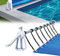 JOIEYOU Pool Aufroller Premium, Aufrollsysteme für Poolfolien, Aufrollsystem Poolaufroller für Solarabdeckung inkl. Bänder, Aufrollvorrichtung für Aufroller Poolabdeckung, Pool Zubehör, 1.05-6.15m