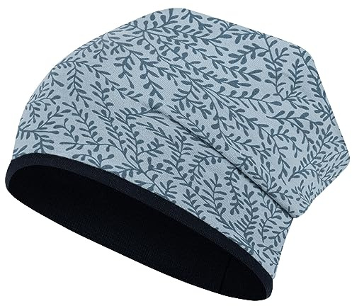 Smarilla Kinder Beanie Mütze aus Baumwolle | Doppellagige Übergangsmütze für Mädchen – Weiche Kindermütze mit niedlichen Motiven für Frühling, Herbst & Winter