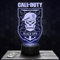 Lampe Black Ops COD deko Zimmer Junge Lampe 3D Black Ops COD objekt Videospiele Gameplay FPS Geschenk gedämpftes Licht Nachtlicht deko Büro. Eigenartig Geschenk Weihnachten Teenager TOP