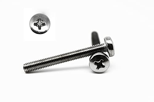 10 Stück Linsenkopf Schrauben M5x70 mm - DIN 7985 - A2 Edelstahl - Kreuzschlitz - V2A - Kreuz - Linsenkopfschrauben (10, M5x70 mm)